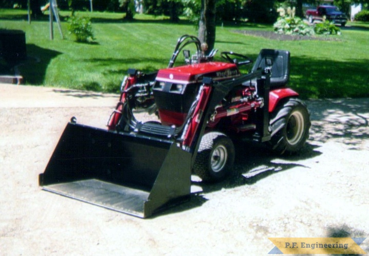 Wheel horse front online end loader